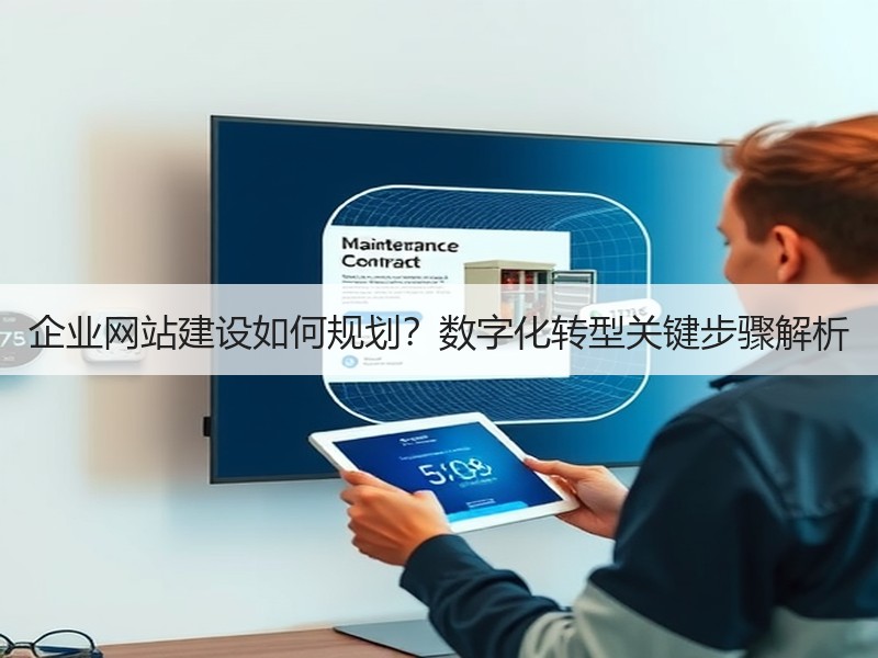 企业网站建设如何规划？数字化转型关键步骤解析