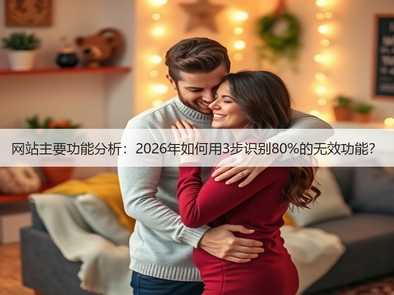网站主要功能分析：2026年如何用3步识别80%的无效功能？