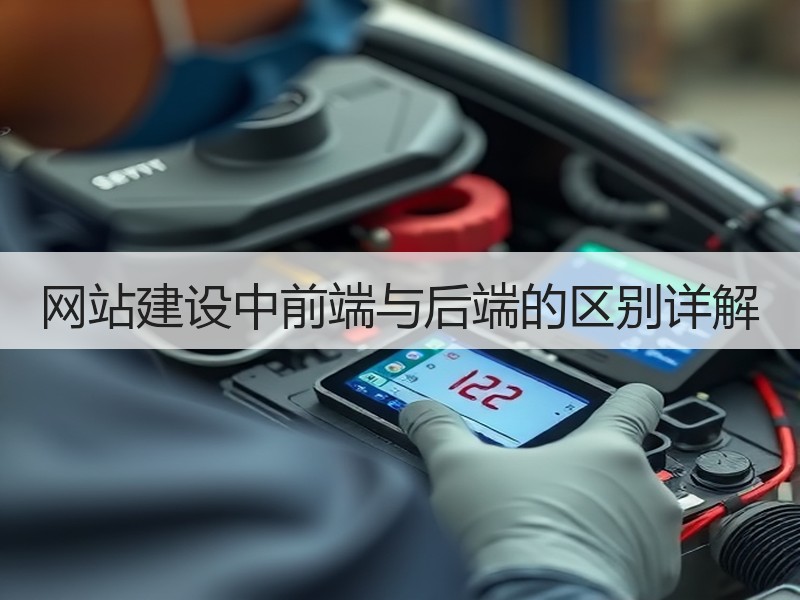 网站建设中前端与后端的区别详解