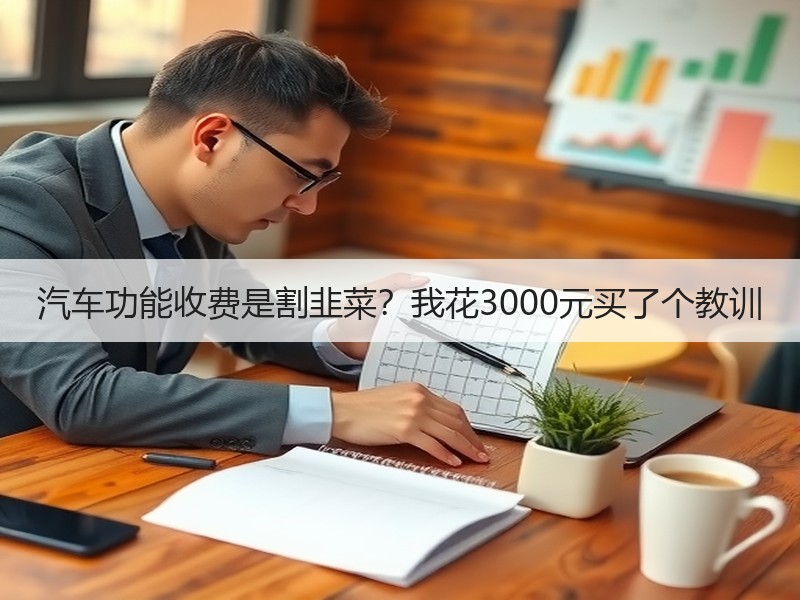 汽车功能收费是割韭菜？我花3000元买了个教训