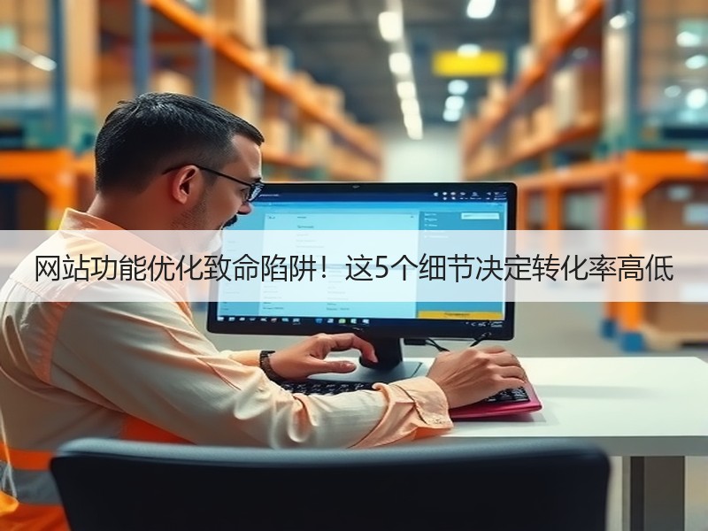 网站功能优化致命陷阱！这5个细节决定转化率高低