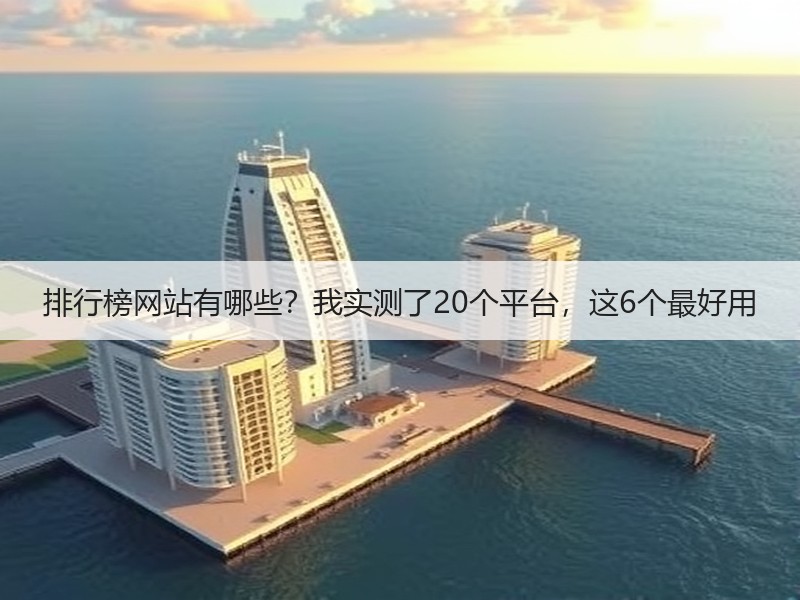 排行榜网站有哪些？我实测了20个平台，这6个最好用