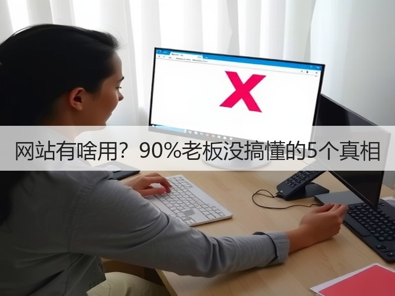 网站有啥用？90%老板没搞懂的5个真相