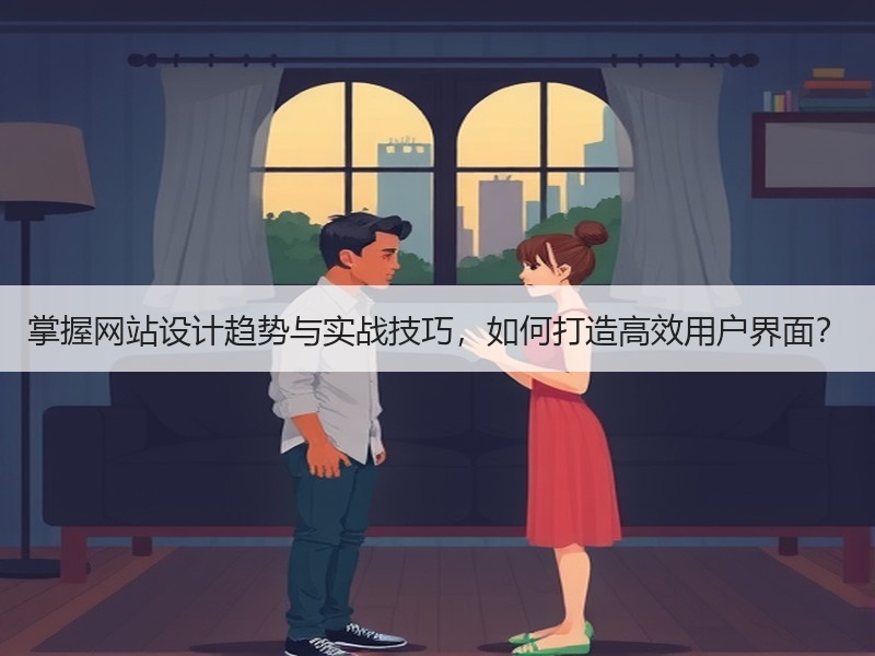 掌握网站设计趋势与实战技巧，如何打造高效用户界面？