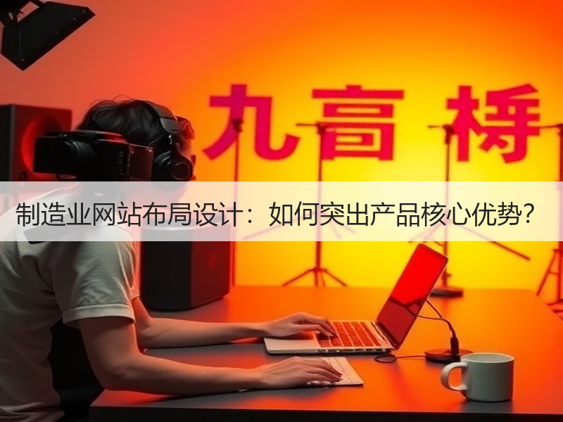 制造业网站布局设计：如何突出产品核心优势？