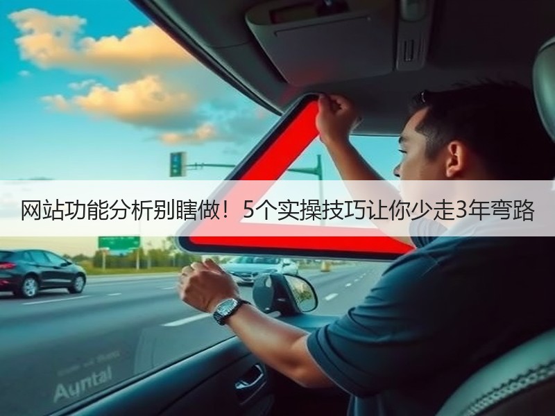 网站功能分析别瞎做！5个实操技巧让你少走3年弯路