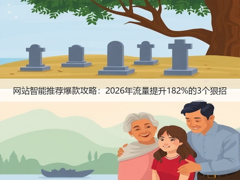 网站智能推荐爆款攻略：2026年流量提升182%的3个狠招