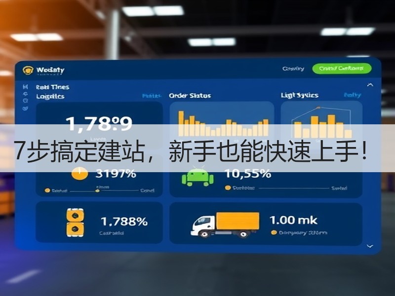 7步搞定建站，新手也能快速上手！