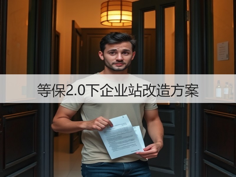 等保2.0下企业站改造方案