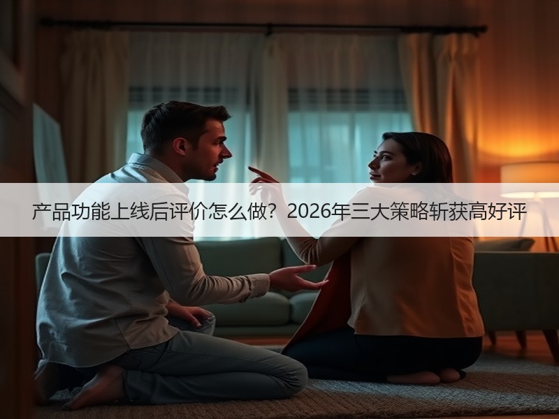 产品功能上线后评价怎么做？2026年三大策略斩获高好评
