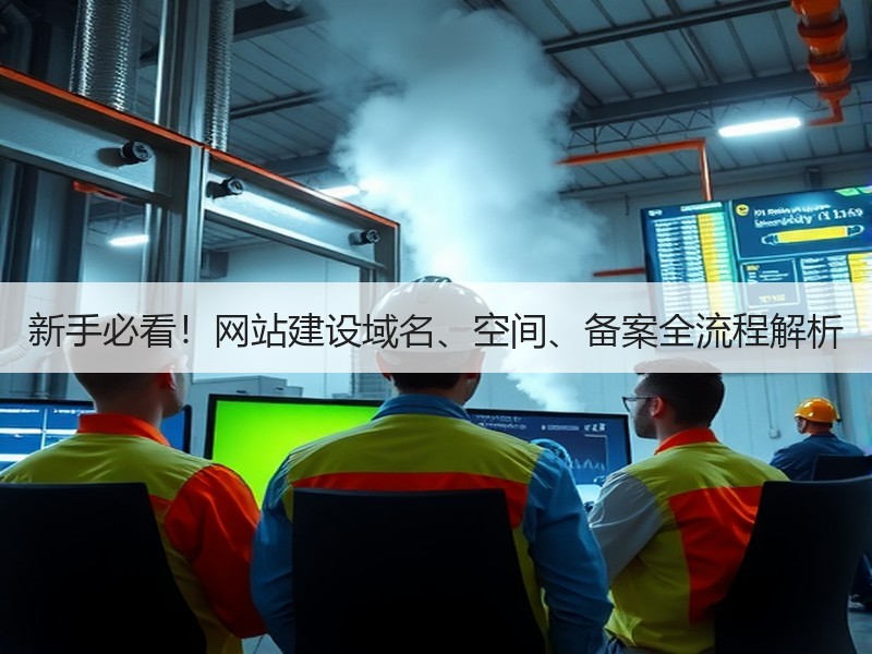 新手必看！网站建设域名、空间、备案全流程解析