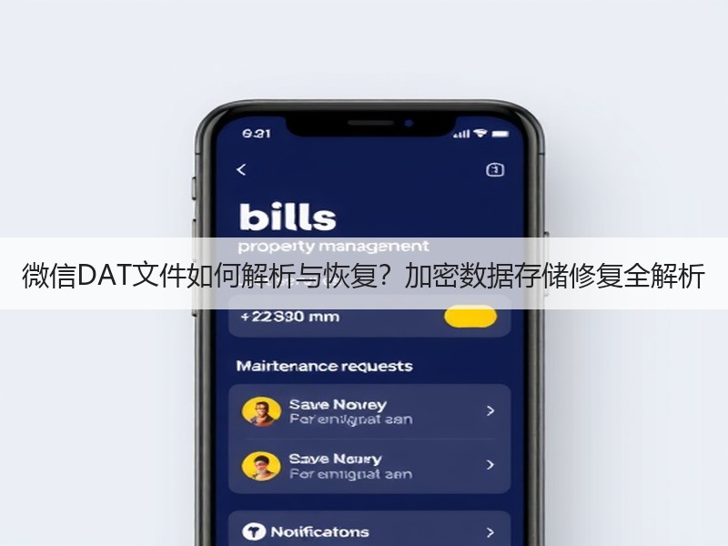 微信DAT文件如何解析与恢复？加密数据存储修复全解析