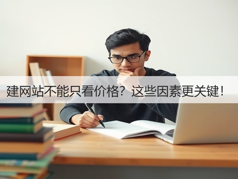 建网站不能只看价格？这些因素更关键！