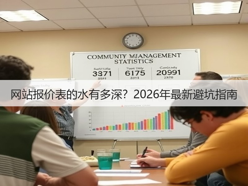 网站报价表的水有多深？2026年最新避坑指南