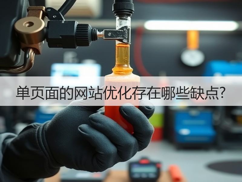 单页面的网站优化存在哪些缺点?