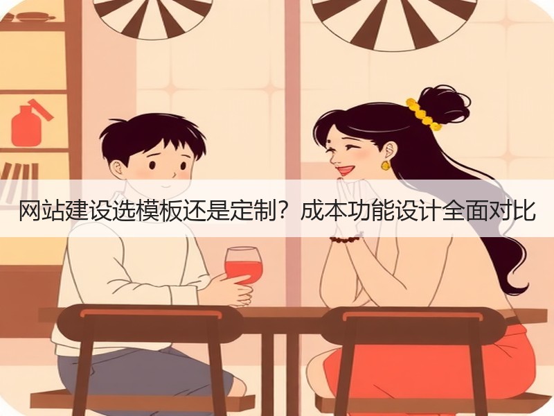 网站建设选模板还是定制？成本功能设计全面对比