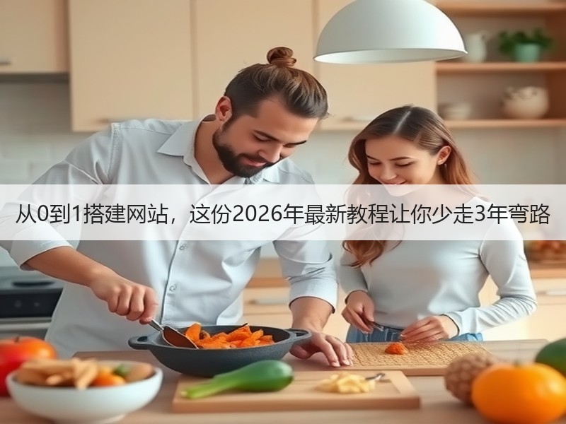 从0到1搭建网站，这份2026年最新教程让你少走3年弯路