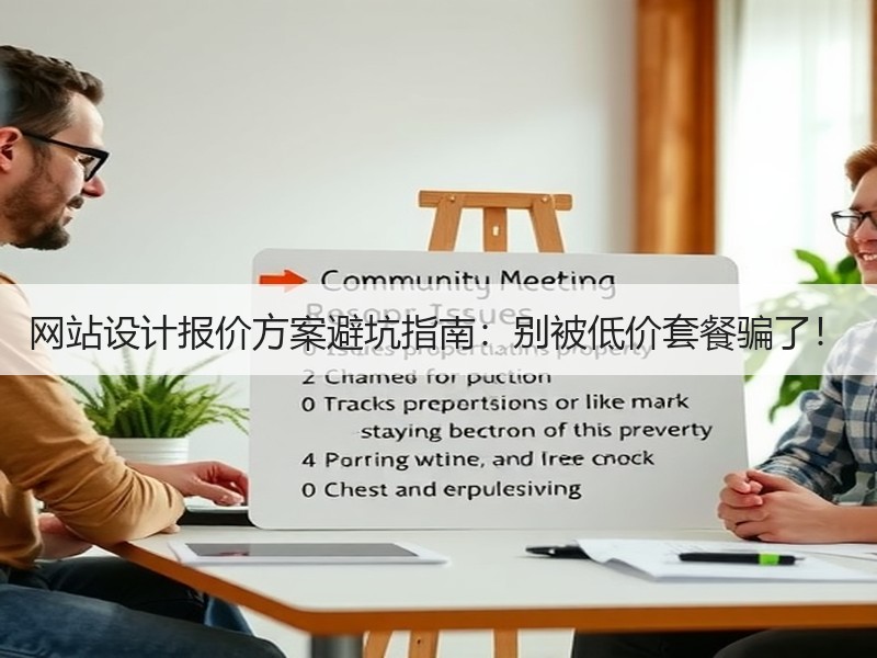 网站设计报价方案避坑指南：别被低价套餐骗了！
