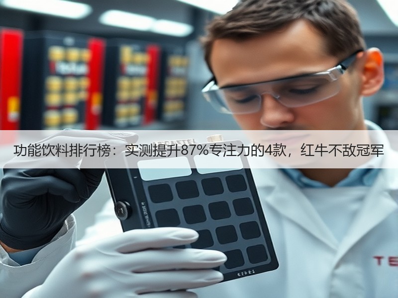 功能饮料排行榜：实测提升87%专注力的4款，红牛不敌冠军