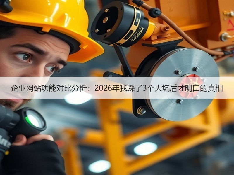 企业网站功能对比分析：2026年我踩了3个大坑后才明白的真相