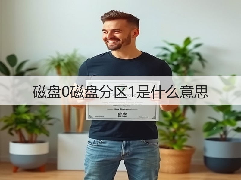 磁盘0磁盘分区1是什么意思