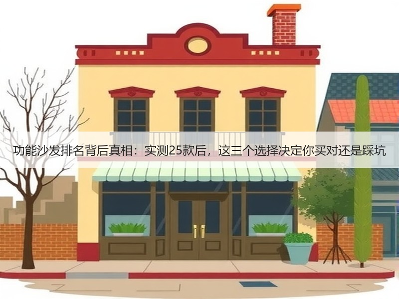 功能沙发排名背后真相：实测25款后，这三个选择决定你买对还是踩坑