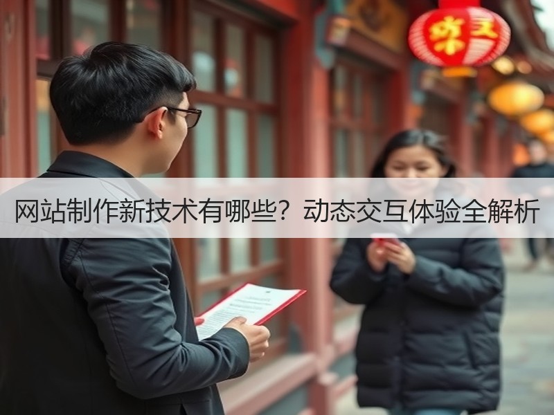 网站制作新技术有哪些？动态交互体验全解析