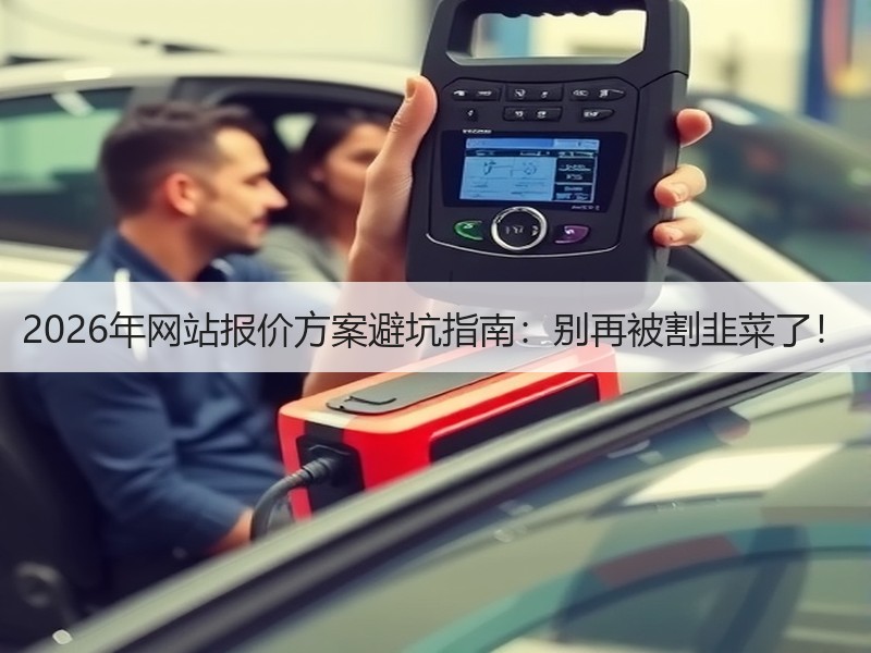 2026年网站报价方案避坑指南：别再被割韭菜了！