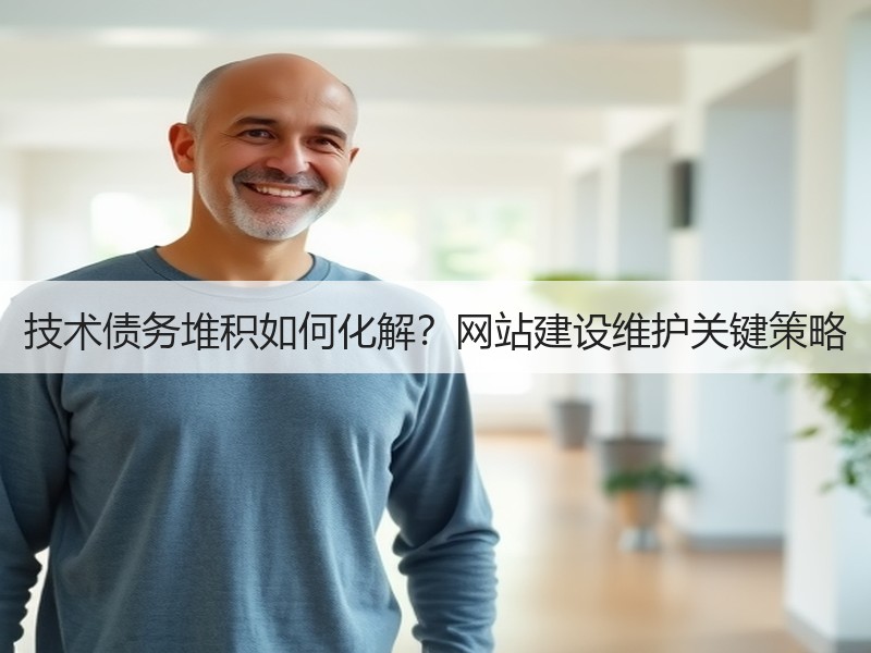 技术债务堆积如何化解？网站建设维护关键策略