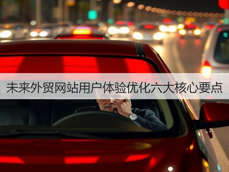 未来外贸网站用户体验优化六大核心要点