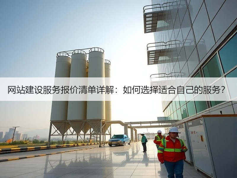 网站建设服务报价清单详解：如何选择适合自己的服务？