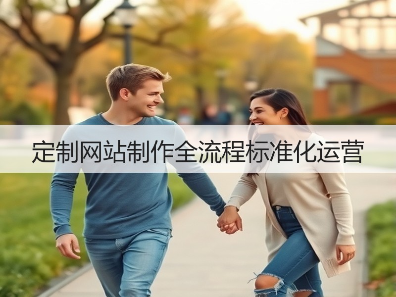 定制网站制作全流程标准化运营