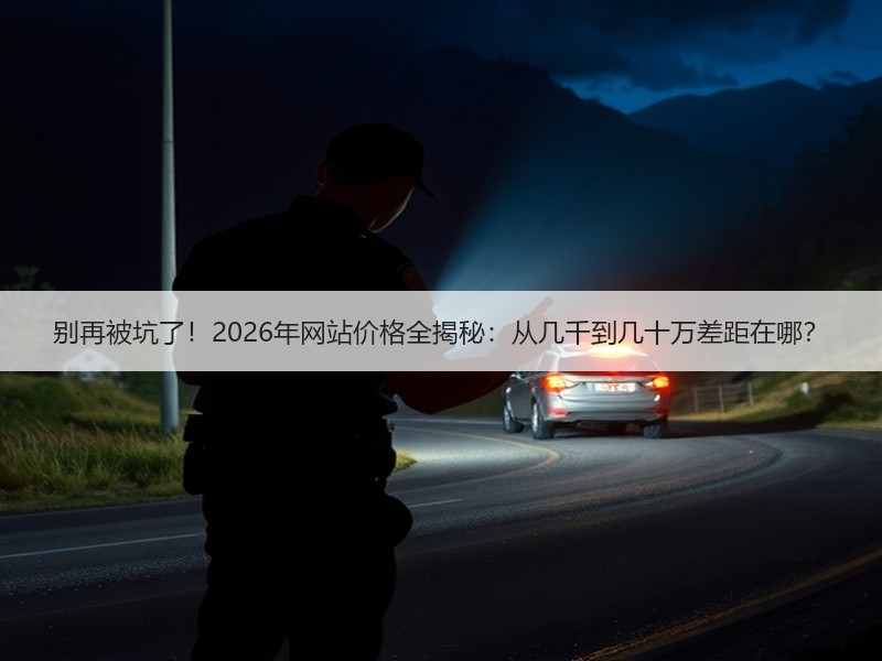 别再被坑了！2026年网站价格全揭秘：从几千到几十万差距在哪？