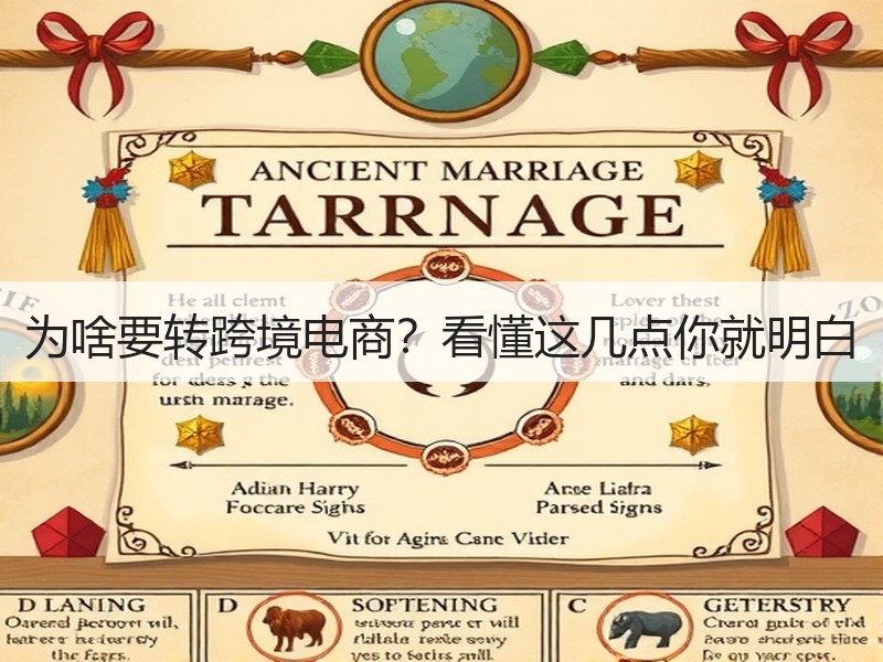为啥要转跨境电商？看懂这几点你就明白
