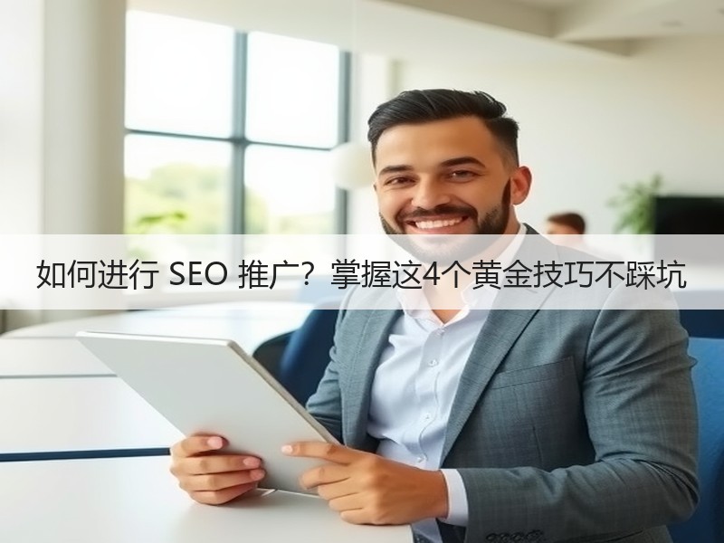 如何进行 SEO 推广？掌握这4个黄金技巧不踩坑