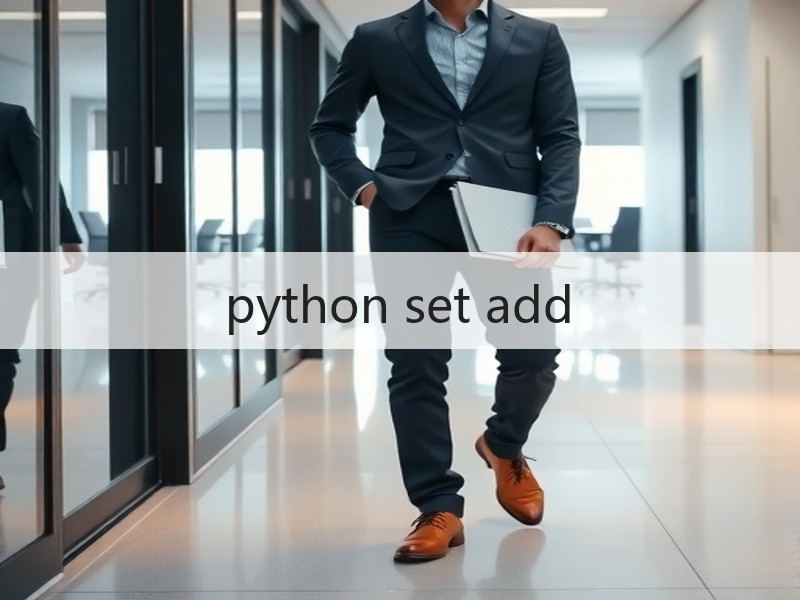 python set add