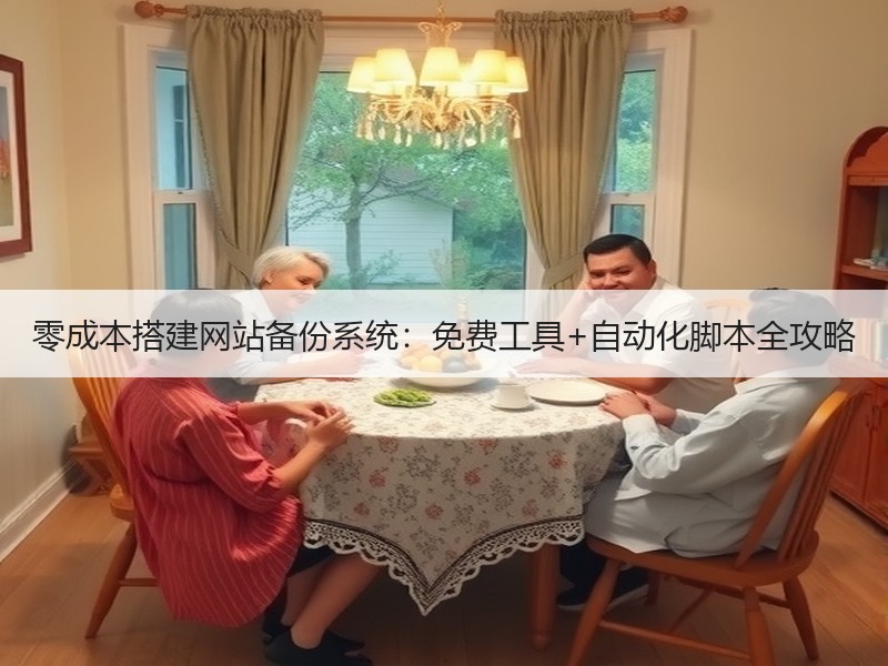 零成本搭建网站备份系统：免费工具+自动化脚本全攻略