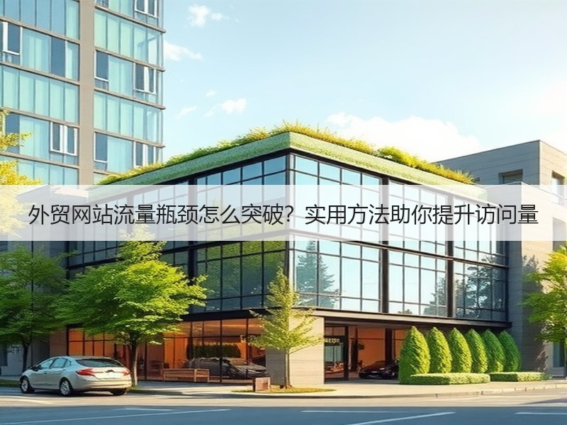 外贸网站流量瓶颈怎么突破？实用方法助你提升访问量