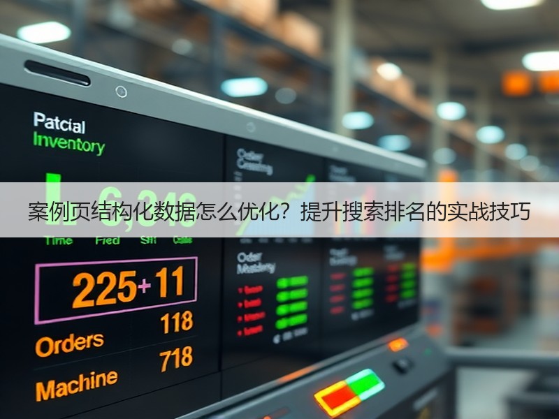 案例页结构化数据怎么优化？提升搜索排名的实战技巧