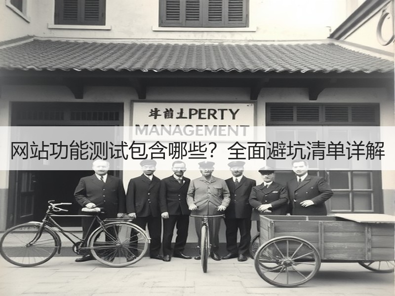网站功能测试包含哪些？全面避坑清单详解