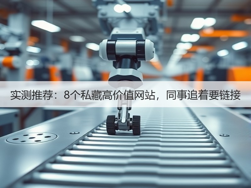 实测推荐：8个私藏高价值网站，同事追着要链接
