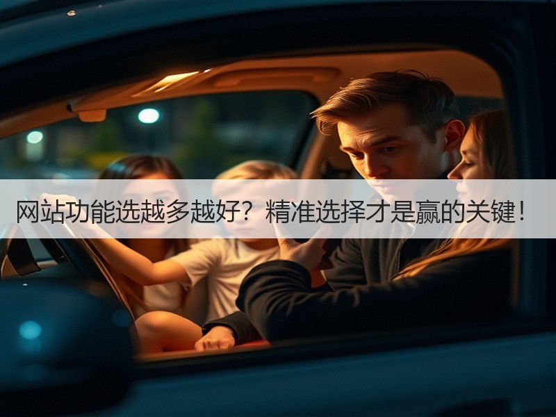 网站功能选越多越好？精准选择才是赢的关键！