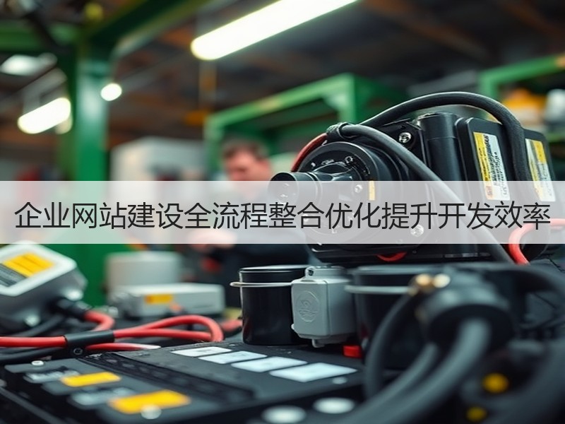 企业网站建设全流程整合优化提升开发效率