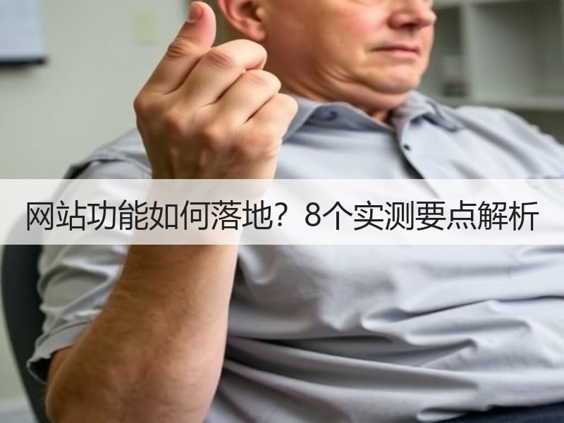 网站功能如何落地？8个实测要点解析