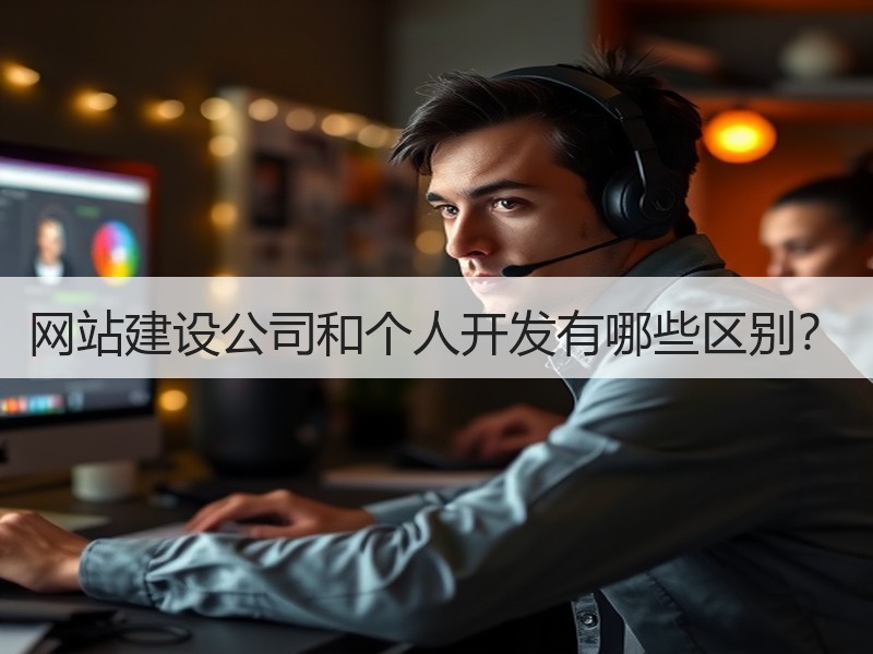 网站建设公司和个人开发有哪些区别？