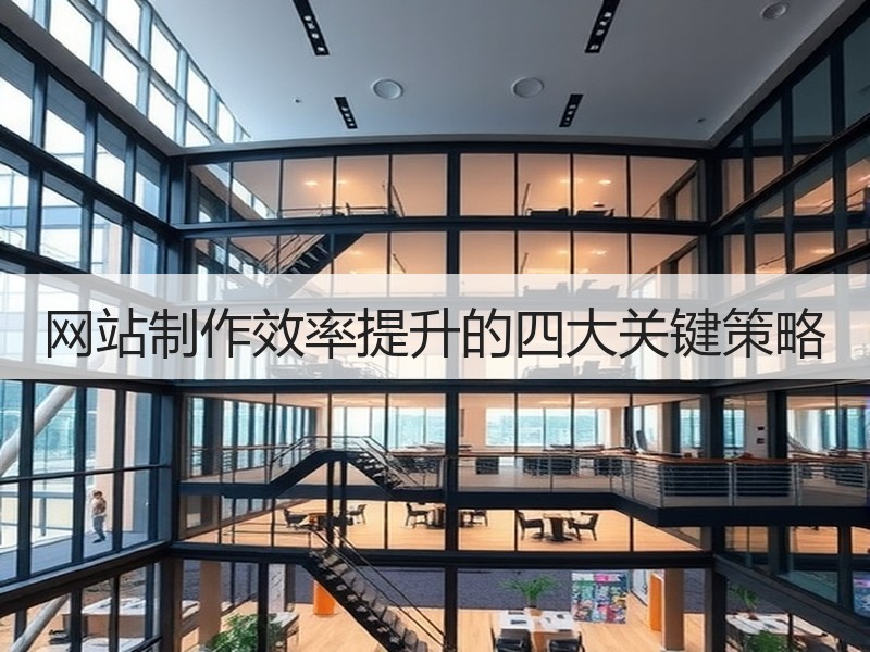 网站制作效率提升的四大关键策略