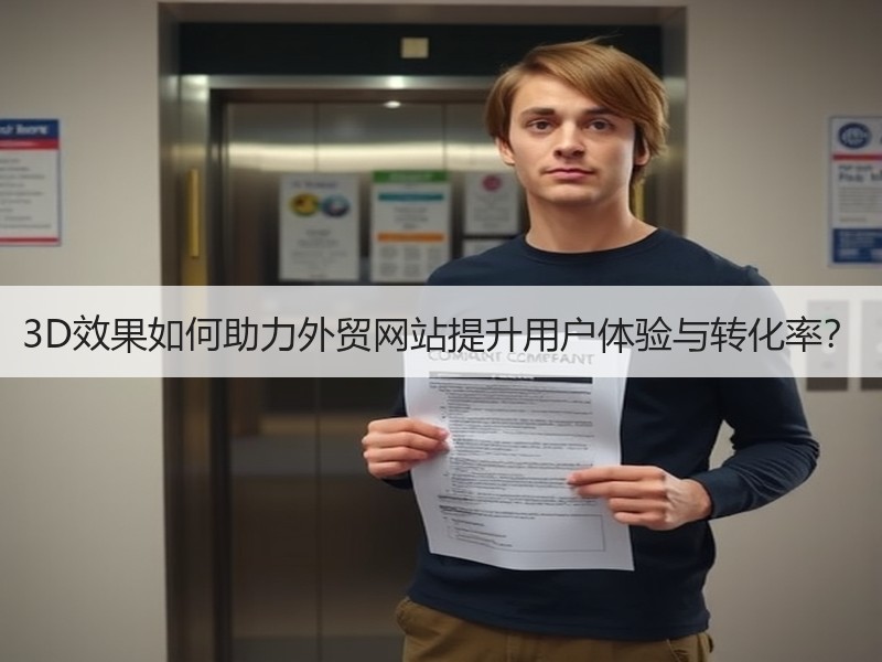 3D效果如何助力外贸网站提升用户体验与转化率？