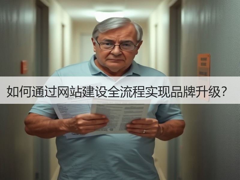 如何通过网站建设全流程实现品牌升级？