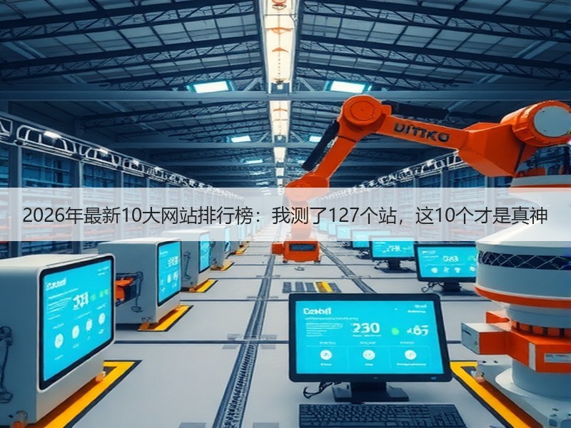2026年最新10大网站排行榜：我测了127个站，这10个才是真神