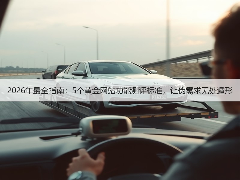 2026年最全指南：5个黄金网站功能测评标准，让伪需求无处遁形